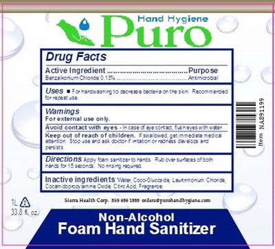 Puro_non Alcohol Hand Sanitizer Label (Puro Non Alcohol Hand Sanitizer Label)